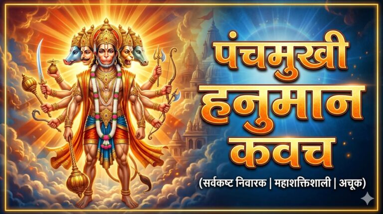 Panchmukhi Hanuman Kavach in Hindi (पंचमुखी हनुमान कवच हिंदी में)