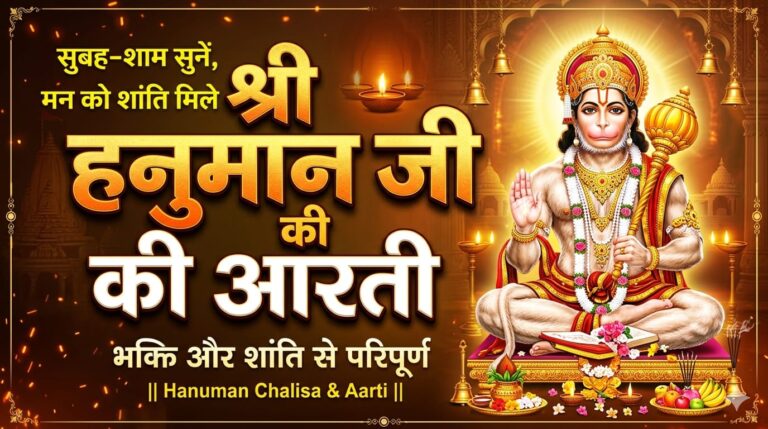 Hanuman Ji Ki Aarti in Hindi (हनुमान जी की आरती हिंदी में)